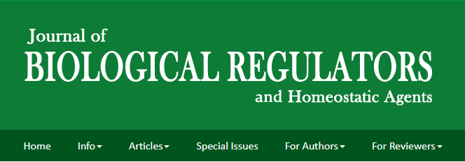 【论文】我院顾霄鹏、胡鸿等医师撰写的医学论文在SCI期刊Journal of Biological Regulators上发表